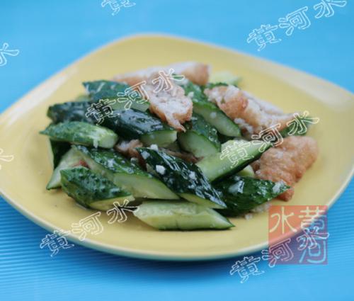 油条拌黄瓜的做法