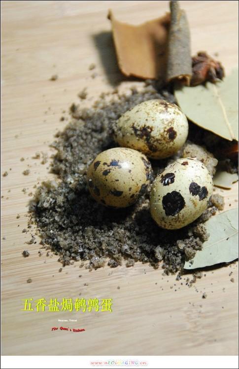 五香盐焗鹌鹑蛋的做法