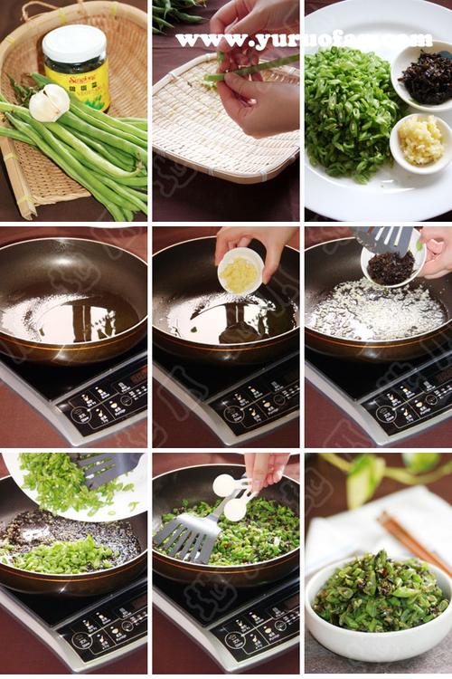 橄榄菜炒豆角的做法