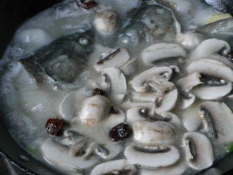 鱼羊鲜菇汤的做法