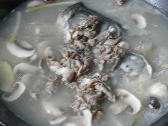 鱼羊鲜菇汤的做法