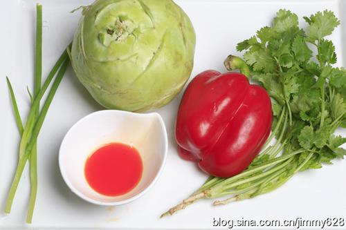 凉拌苤蓝丝的做法