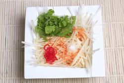 凉拌苤蓝丝的做法