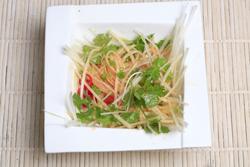 凉拌苤蓝丝的做法