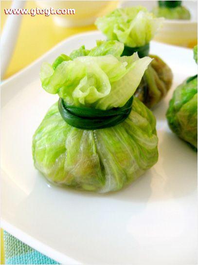 生菜酱肉包的做法