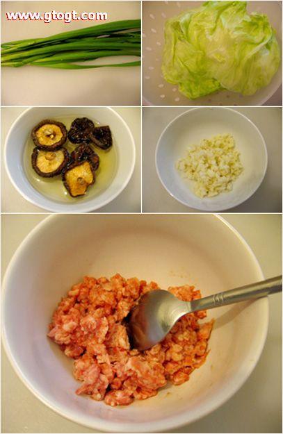 生菜酱肉包的做法