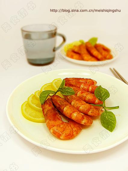 大蒜柠檬虾的做法