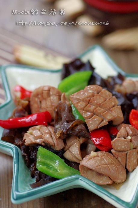 黑木耳爆腰花的做法