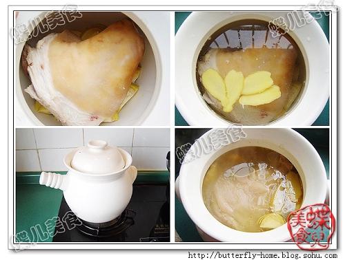 冬笋蹄膀汤的做法