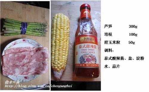酸辣酱香芦笋的做法