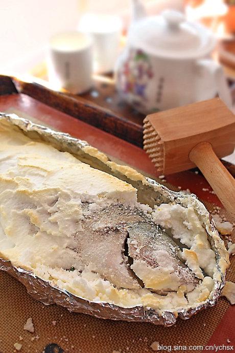 盐封海鲈鱼的做法