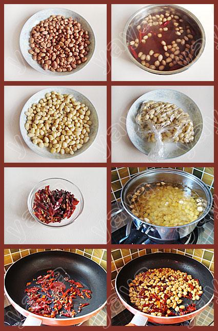 香辣花生做法的做法
