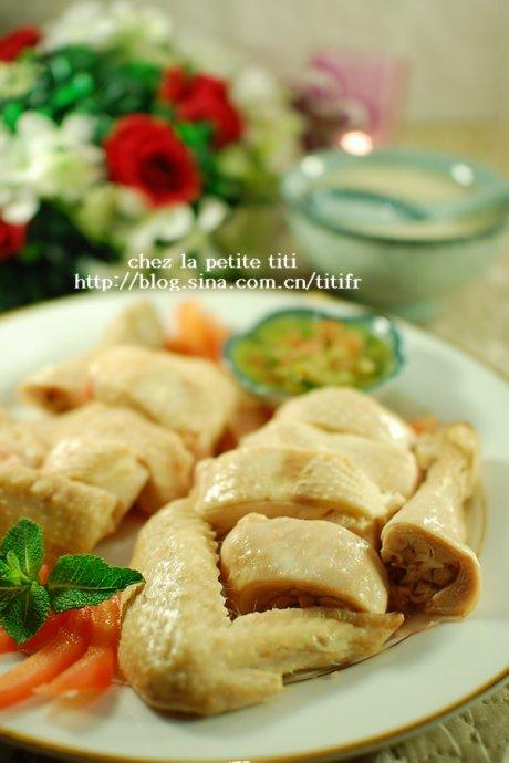 清凉白切鸡和薄荷鸡粥的做法