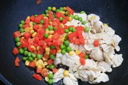 兰花蚝汁素肉片的做法