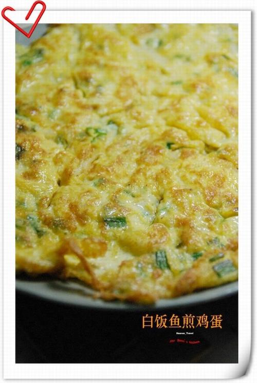 白饭鱼煎鸡蛋的做法