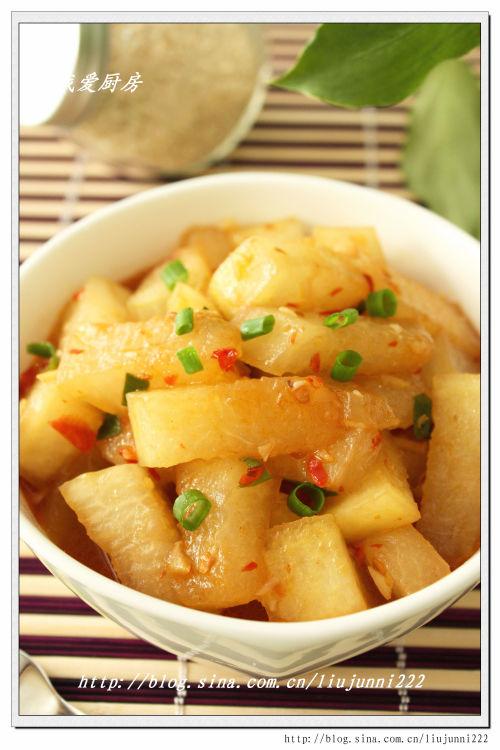 剁椒烧酸冬瓜的做法