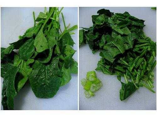 菠菜蛋花疙瘩汤的做法