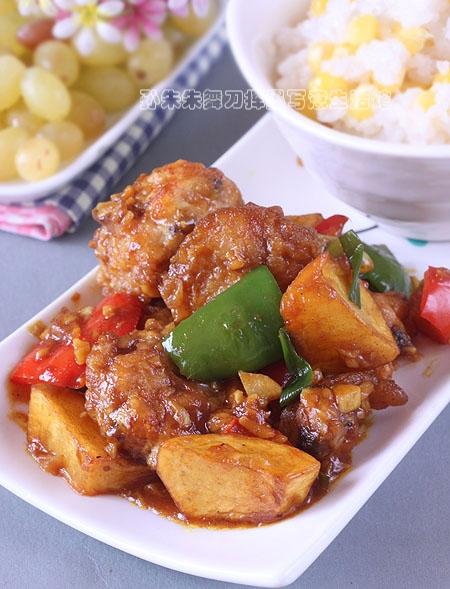 蒜香咖喱翅的做法