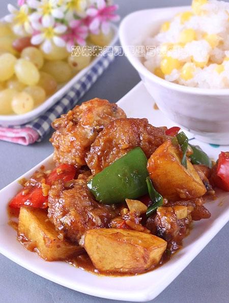 蒜香咖喱翅的做法