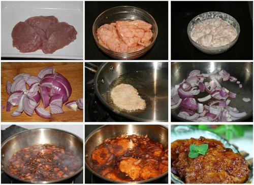 洋葱煎猪扒的做法