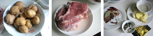 小土豆煨牛腩的做法