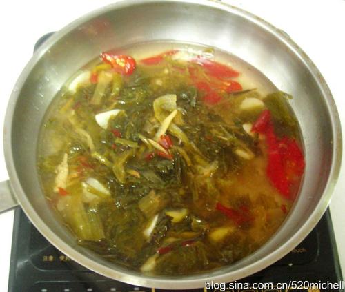 川版酸菜白肉的做法