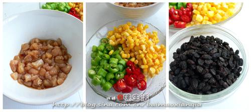 豉香鸡米粒的做法