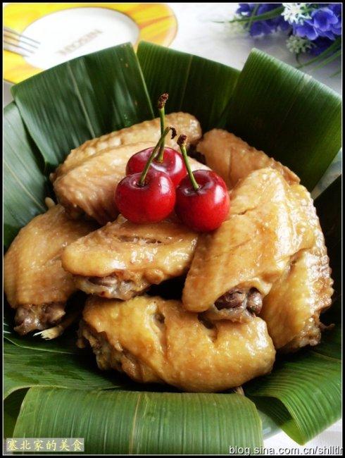 粽叶鸡翅的做法