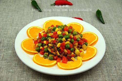 三丁炒肉碎的做法