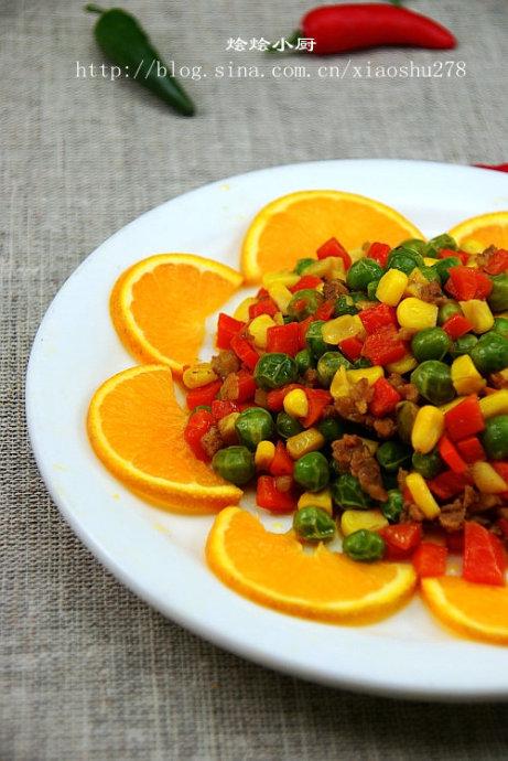 三丁炒肉碎的做法