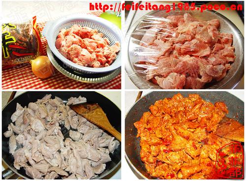 宝石花椒肉的做法