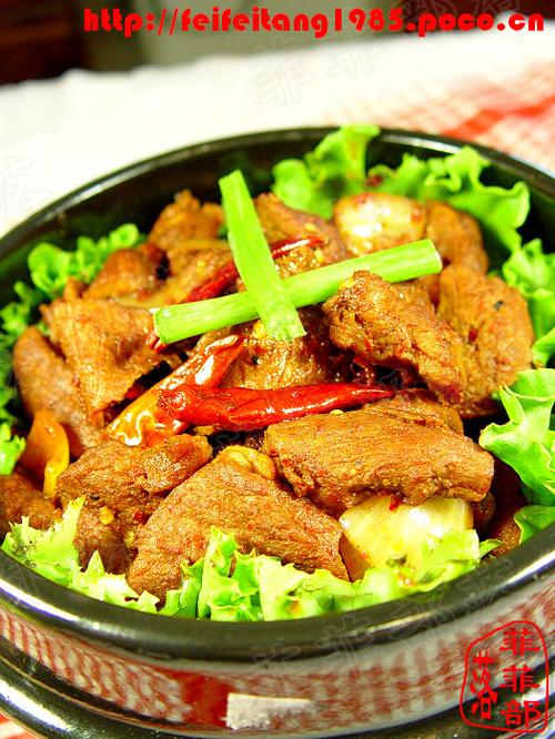 宝石花椒肉的做法