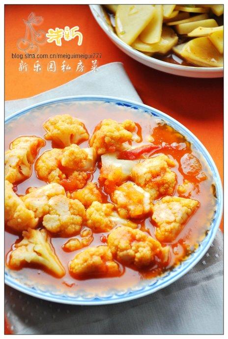 蕃茄烩菜花的做法