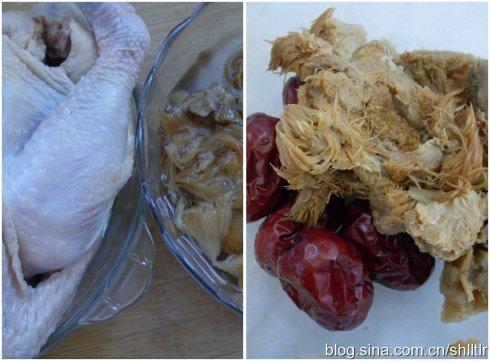 猴头菇炖鸡汤的做法