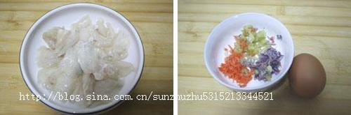 鸡蛋蔬菜末蒸鱼的做法