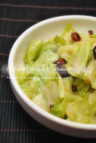 素炒莲花白的做法