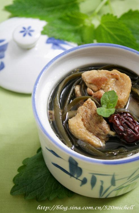 老鸭红枣海带汤的做法