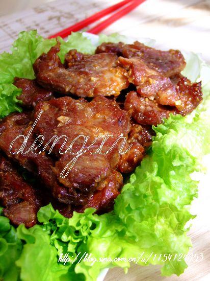 蜜汁烤肉的做法