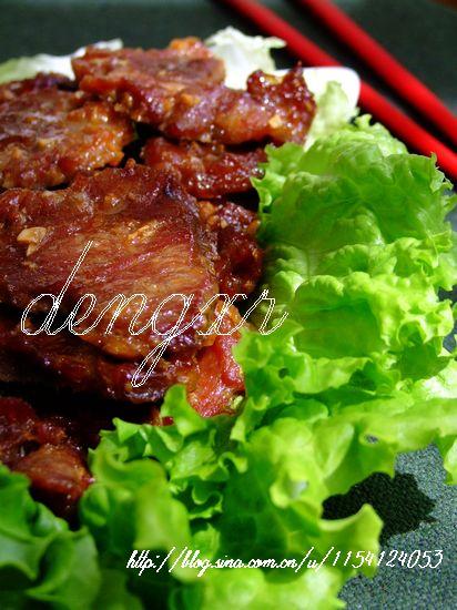 蜜汁烤肉的做法