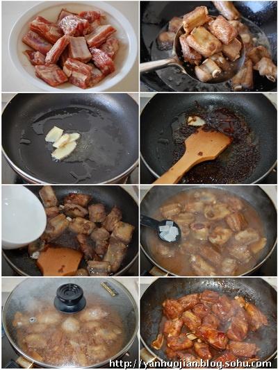 酱烧排骨的做法