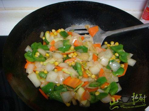 杂蔬小炒的做法