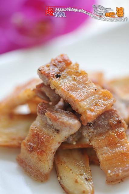 椒盐煎肉的做法