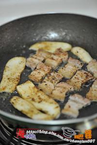 椒盐煎肉的做法