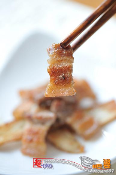 椒盐煎肉的做法