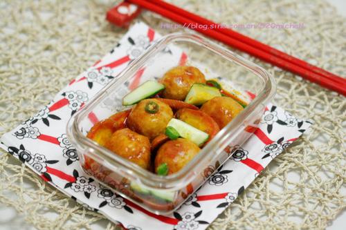 韩式辣牛肉丸的做法