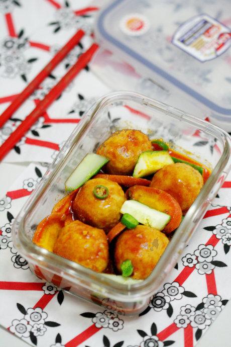 韩式辣牛肉丸的做法