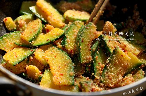 秘制香辣米粉南瓜的做法