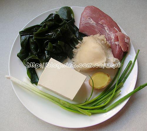 海带豆腐里脊汤的做法