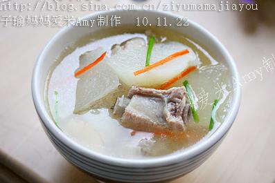 萝卜炖仔排的做法