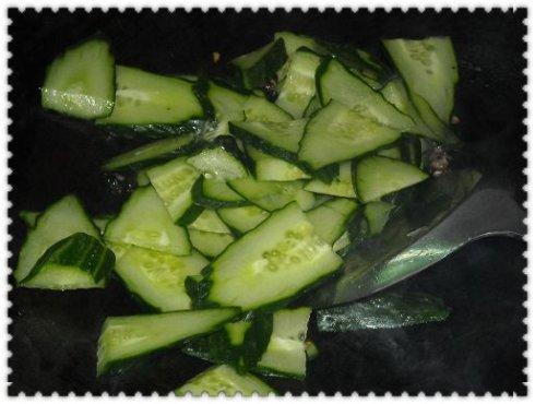 豆豉炒黄瓜的做法